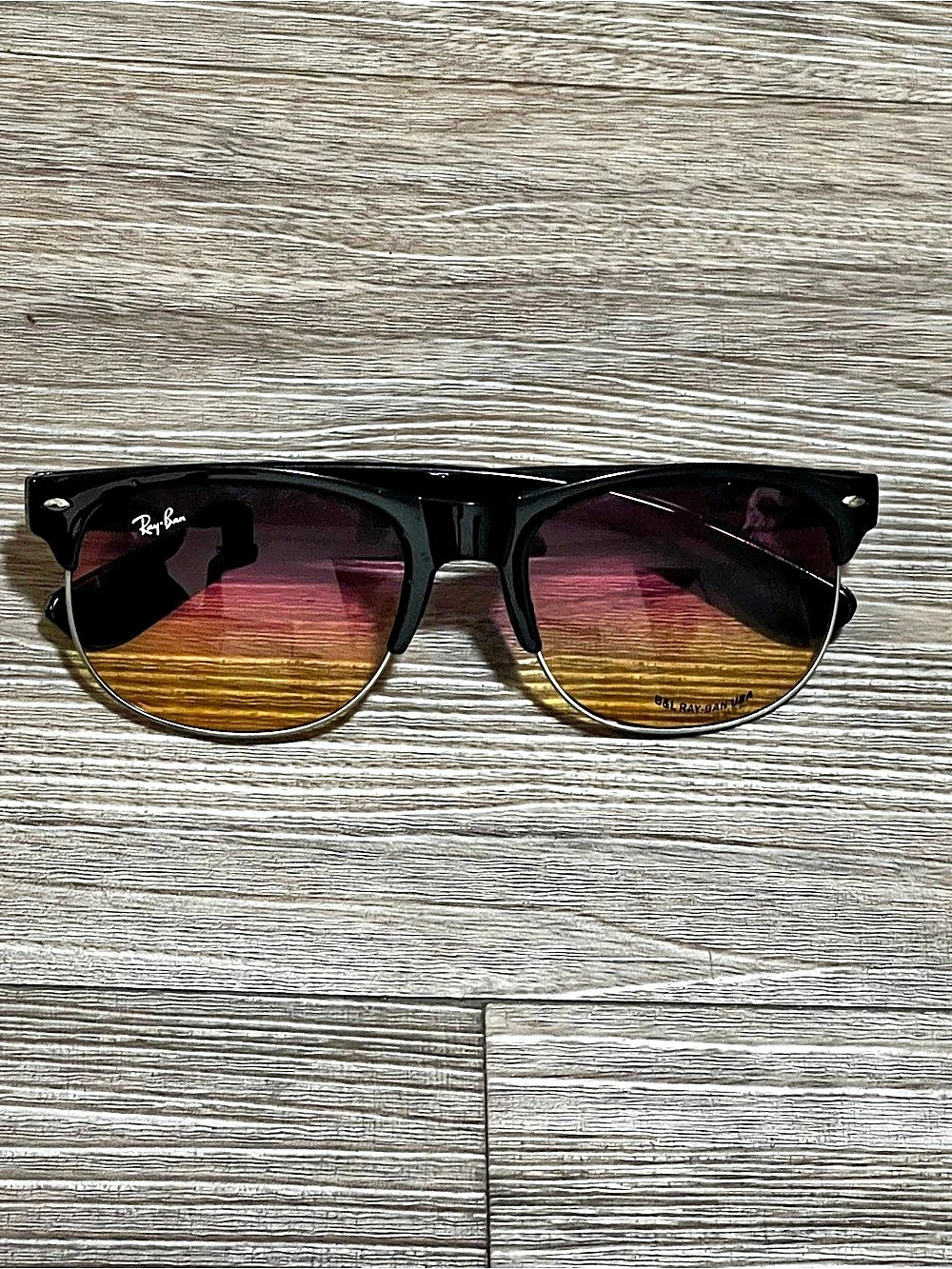 Ray-Ban RB206 Black & Yellow Sunglasses